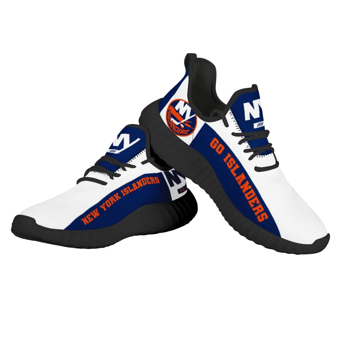 Men's NHL New York Islanders Mesh Knit Sneakers/Shoes 001